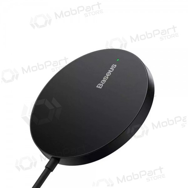 Carregador sem fio MagSafe Baseus Simple Mini 3 15 W preto