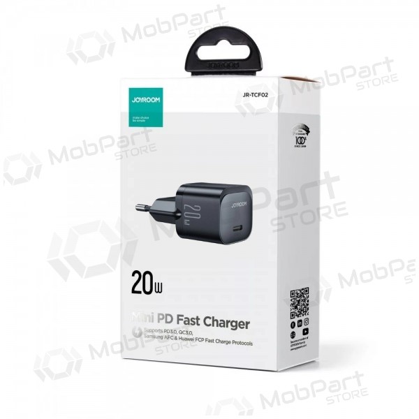 Carregador buitinis Joyroom JR-TCF02 Type-C PD20W preto