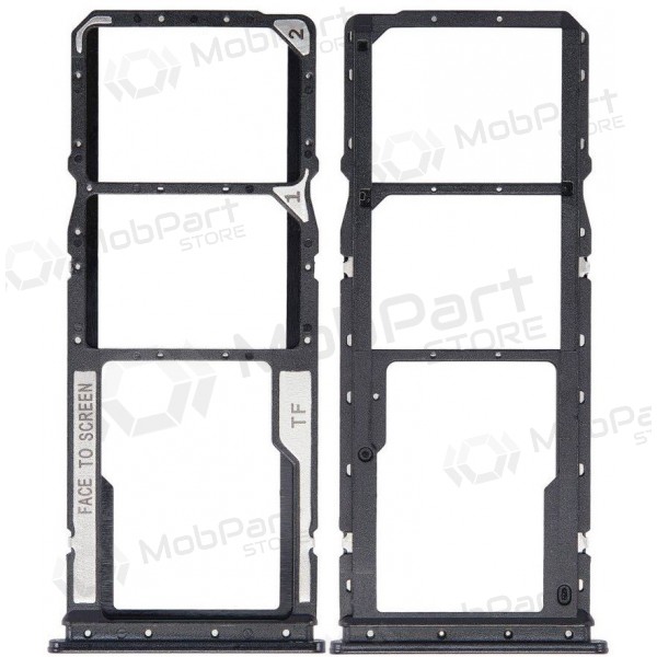 Suporte de cartão SIM para Xiaomi Poco M4 Pro 4G (preto)