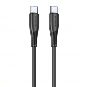 USB cabo Awei CL-182C USB-C to USB-C 1.0m preto