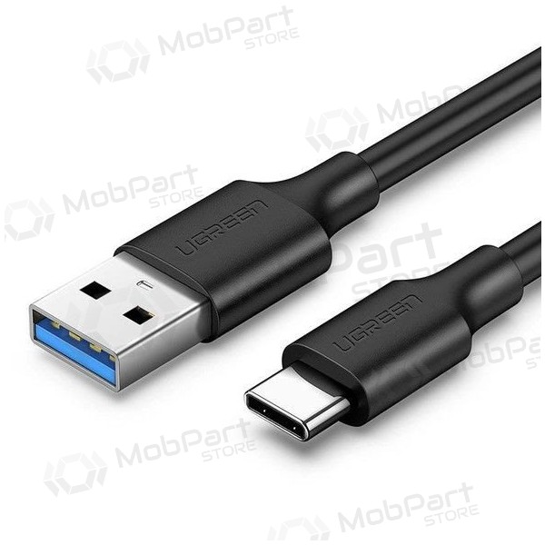 Cabo USB-C Ugreen US184 USB-A para USB-C 1 m USB 3.2 Gen1 3 A preto