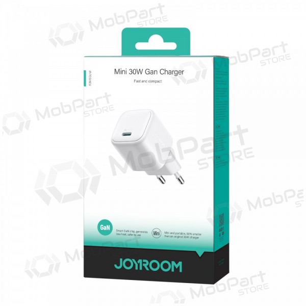 Carregador Joyroom JR-TCG15 30W GaN USB-C branco
