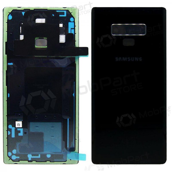 Samsung N960F Galaxy Note 9 tampa traseira da bateria preto (Midnight Black) (usado grade B, original)
