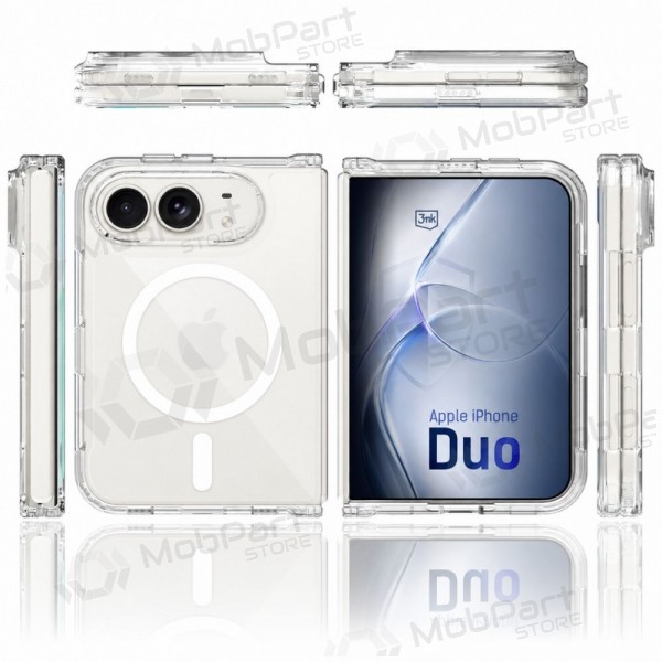 Capa para Apple iPhone Duo - 3mk Armor MagCase (transparente)