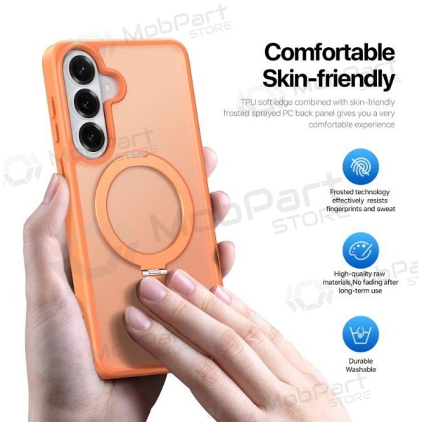 Capa para Samsung Galaxy S26+ - Dux Ducis Yind Magnetic Stand (laranja)