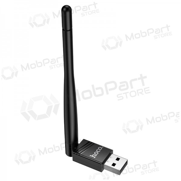 Adaptador USB Wi-Fi Hoco HI37 USB Wi-Fi 4 preto