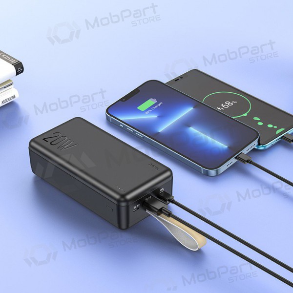 Bateria externa Power Bank Hoco J87B PD20W+QC3.0 30000mAh preto Bateria externa Power Bank Hoco J87B PD20W+QC3.0 30000mAh preto