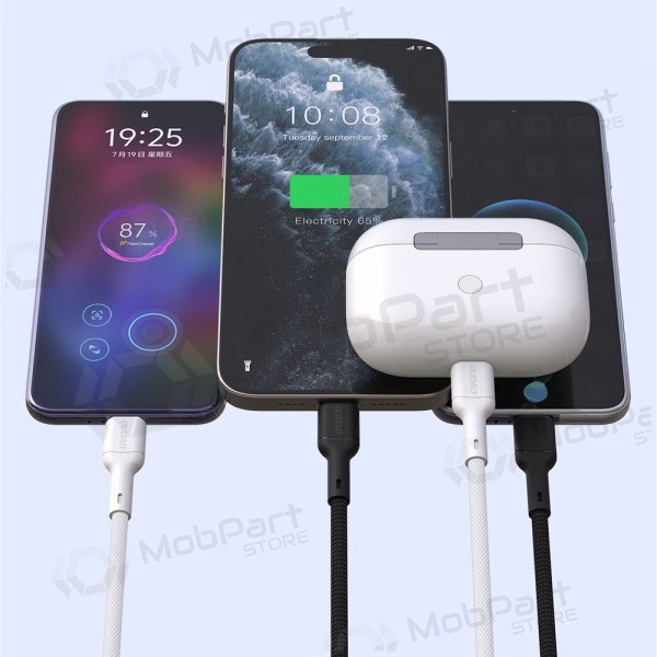 Cabo USB-C Dudao L9C USB-C para USB-C 2 m 65 W preto