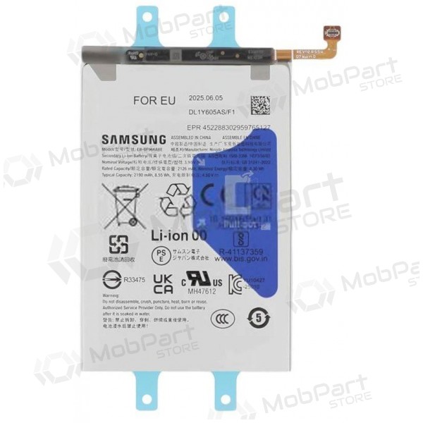Bateria Samsung Galaxy Z Fold7, acumulador EB-BF966ABE (original)