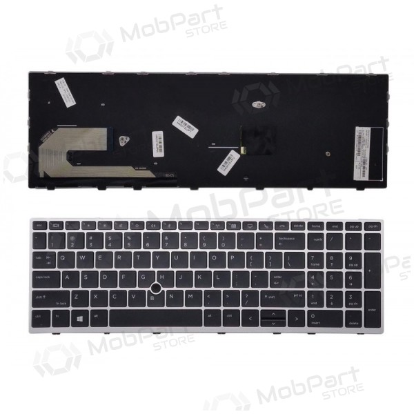 HP Elitebook 850 G5, 755 G5, ZBook 15u G5 teclado (com iluminação)