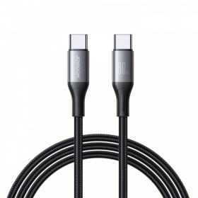 USB cabo Joyroom S-A28 USB-C to USB-C 60W 1.0m preto