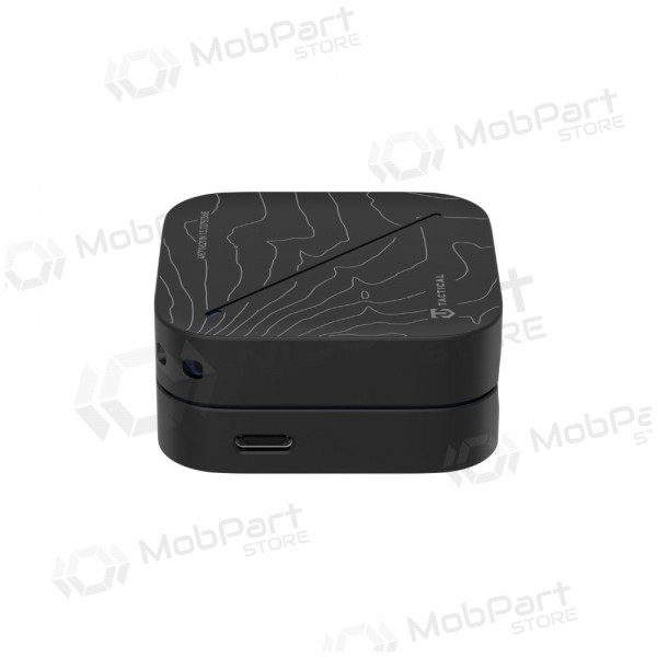 Fones de ouvido sem fio Tactical StrikePods Bahna com microfone USB-C pretos