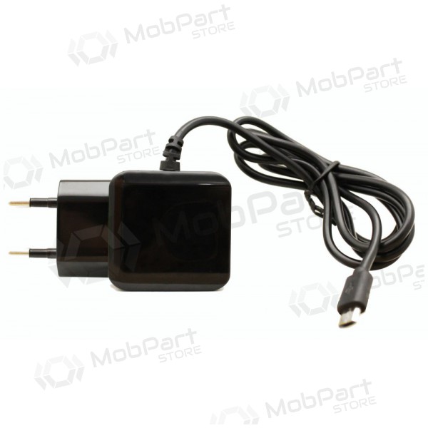 Carregador F13c FastCharging x 2 USB (3.1A) + microUSB (preto)