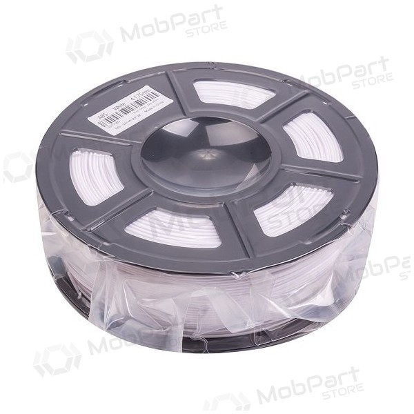 3D spausdinimo plastikas ABS, 1.75mm, 1kg, branco