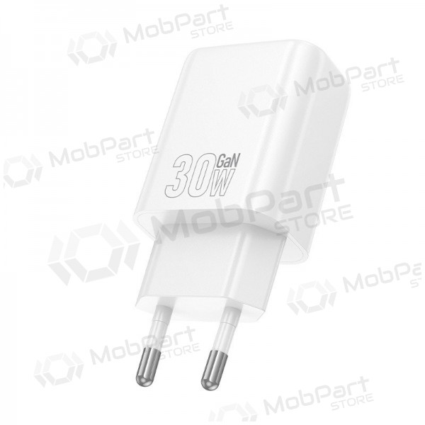 Carregador de telefone Hoco N62 30 W GaN USB-C branco