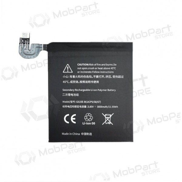 GOOGLE Pixel 3A bateria / acumulador (3000mAh)