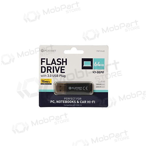 Pendrive Platinet 64GB USB 2.0