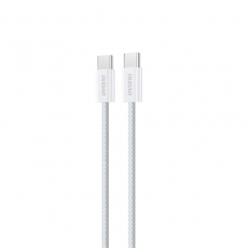 Cabo USB-C Dudao L6C USB-C para USB-C 1 m 60 W branco