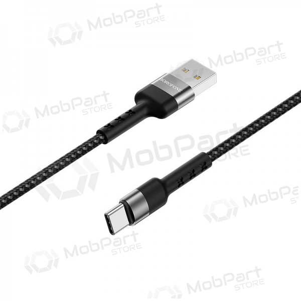 USB cabo Borofone BX34 Type-C 1.0m (preto)