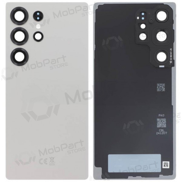 Capa traseira Samsung Galaxy S25 Ultra (cinzento) (original)