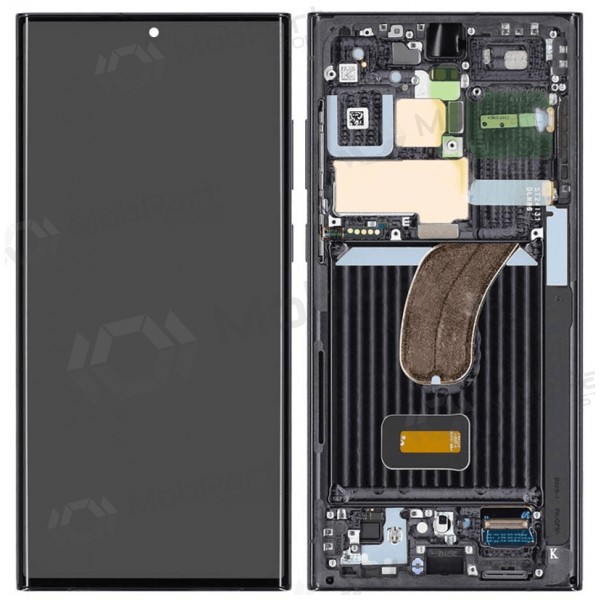 Samsung Galaxy S23 Ultra ecrã (preto) (com moldura) (OLED)