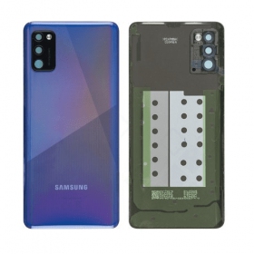 Samsung A415 Galaxy A41 2020 tampa traseira da bateria (azul) (usado grade C, original)