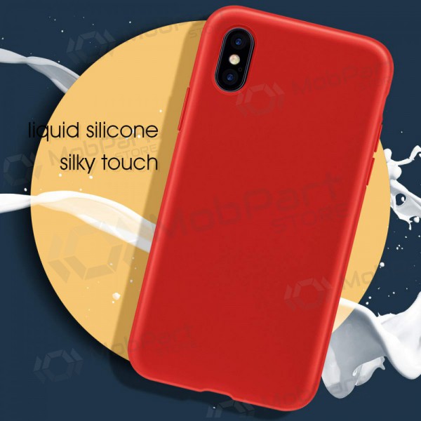 Capa para Apple iPhone X / XS - Liquid Silicone 2.0mm (vermelha)