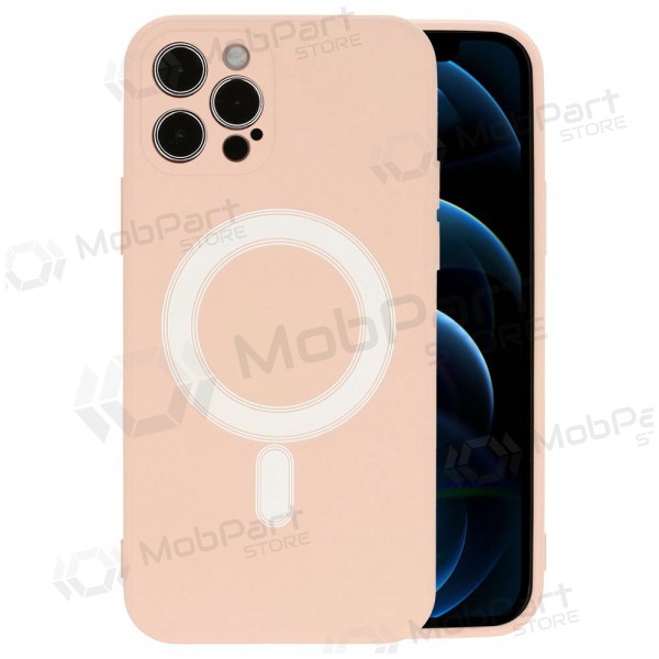 Capa Apple iPhone 12 Pro Max - MagSilicone (cor areia)