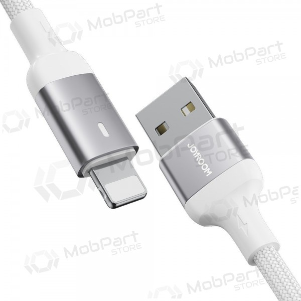 USB cabo Joyroom S-UL012A10 USB to Lightning 2.4A 1.2m branco