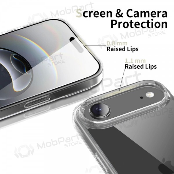 Capa para Apple iPhone Air -Tech-Protect Flexair Hybrid- (transparente)