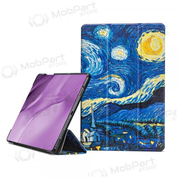 Capa Samsung Galaxy Tab A9+, Tab A11+ - Smart Leather (starry night)