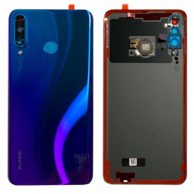 Huawei P30 Lite / P30 Lite New Edition 2020 48MP tampa traseira da bateria (Peacock Blue) (usado grade B, original)
