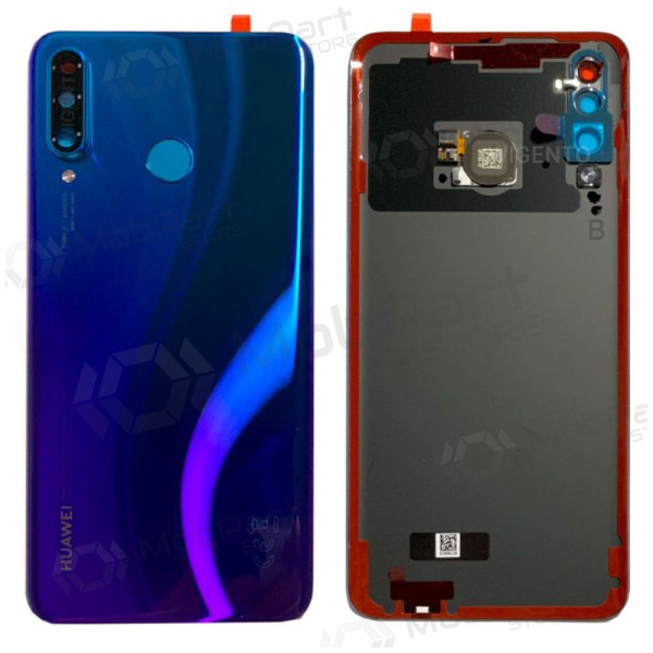 Huawei P30 Lite / P30 Lite New Edition 2020 48MP tampa traseira da bateria (Peacock Blue) (usado grade B, original)