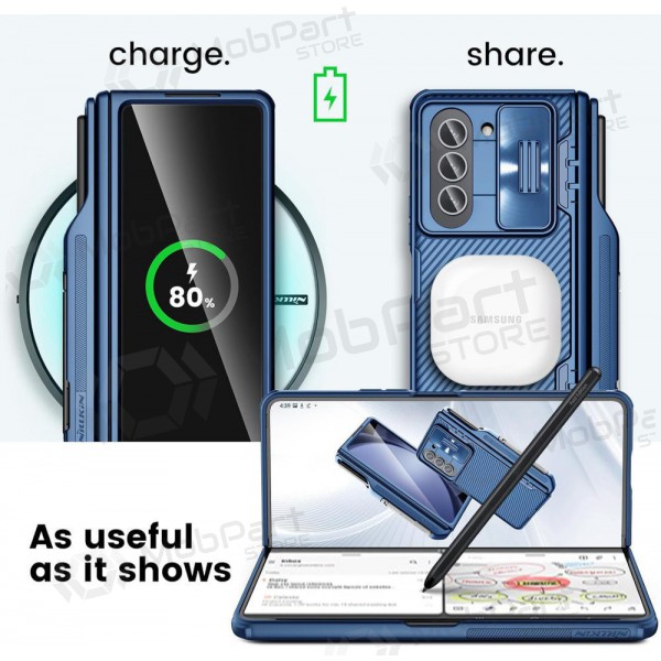 Capa para Samsung Galaxy Z Fold4 - Nillkin CamShield Pro (azul)
