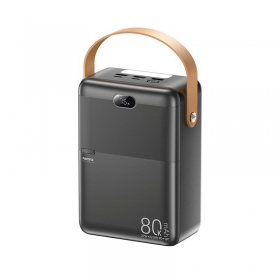 Bateria externa Power Bank Remax RPP-118 22.5W 80000mAh preto