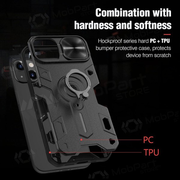 Apple iPhone 14 capa „Nillkin Armor Pro“ (preto)