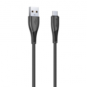 Cabo Micro USB Awei CL-182M USB-A para Micro USB 1 m preto