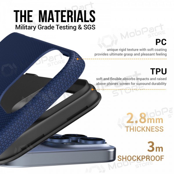 Apple iPhone 14 Pro capa „Perfectionists“ (azul escuro)