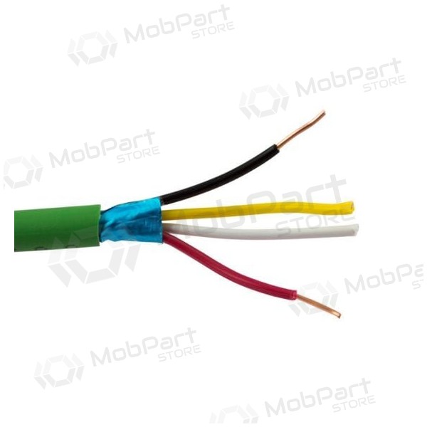 Cabo de alimentação EIB HCHM 2x2x0.8 mm² de cobre LSZH CPR Cca