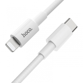 Cabo Lightning Hoco X56 USB-C para Lightning 1 m PD branco