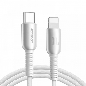 USB cabo Joyroom S-A51 USB-C to Lightning 30W 1.2m cinza