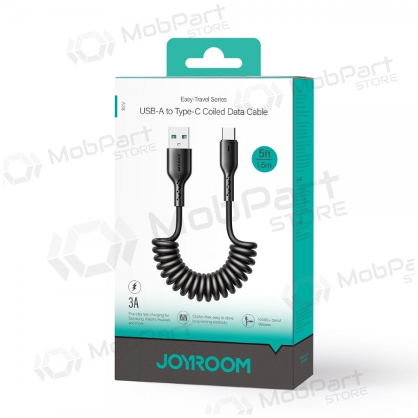 USB cabo Joyroom SA38-AC3 USB to USB-C 3A 1.5m preto