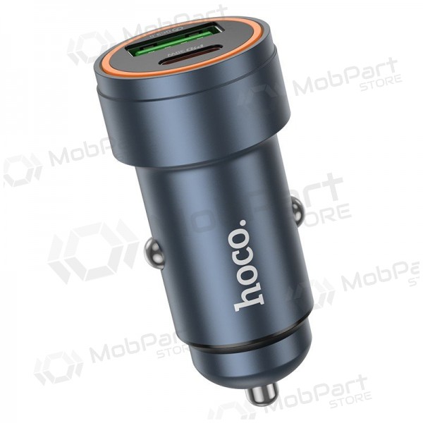 Carregador de telefone para carro Hoco Z57A 30 W USB-C + USB-A