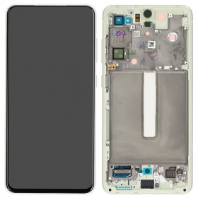 Samsung Galaxy S21 FE 5G ecrã (alyvinis) (com moldura) (original)