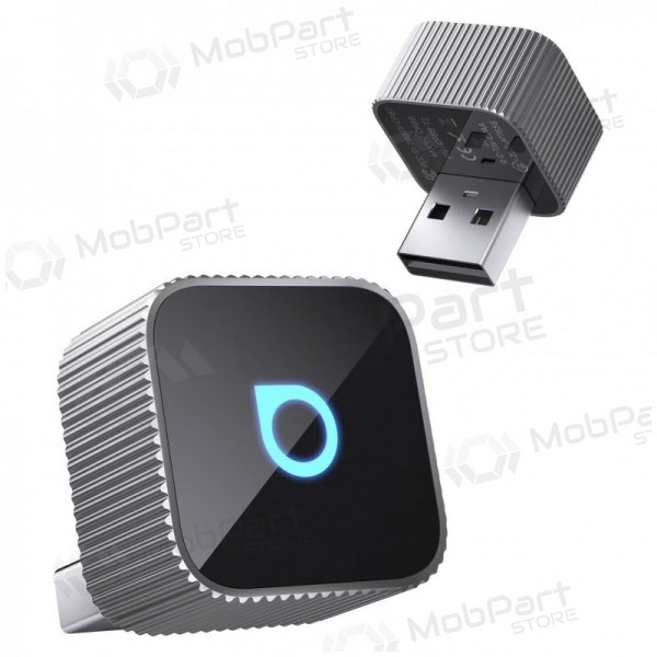 Adaptador CarPlay / Android Auto sem fio Ottocast Mini Cube CP88-T2 prateado