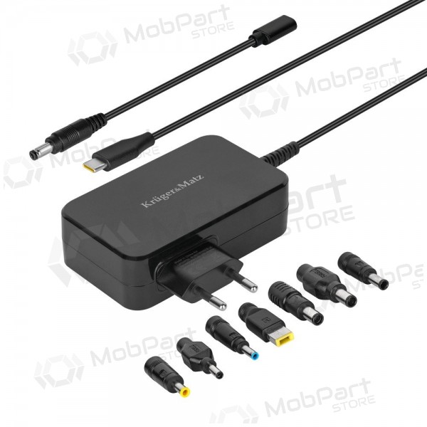 Carregador universal para portáteis Kruger&Matz 90W preto