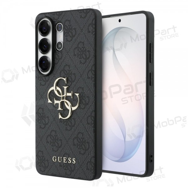 Capa Samsung Galaxy S26 Ultra - Guess PU 4G Metal Logo (cinzento)