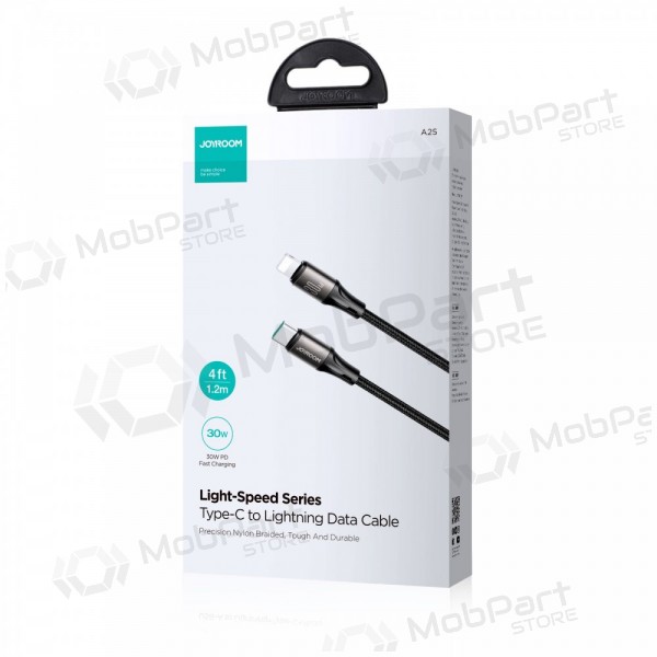 USB cabo Joyroom SA25-CL3 USB-C to Lightning 30W 1.2m preto