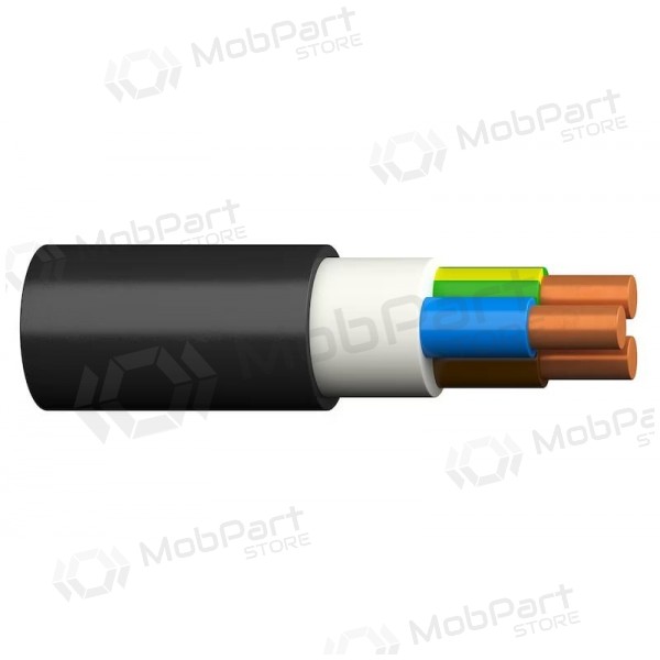 Cabo de energia Prysmian Group XPK-HF C Pro 5x2.5 mm² de cobre XLPE CPR Cca 1 kV monolítico.