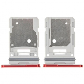 SIM titular do cartão Samsung G781/G780 S20 FE Cloud Red original (service pack)